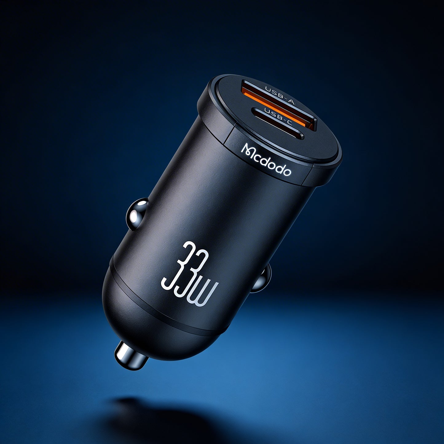 33W Fast Car Charger - USB-C + USB-A Dual Port