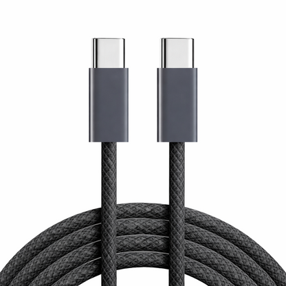 60W USB-C Fast Charging Braided Cable (6 Colours)