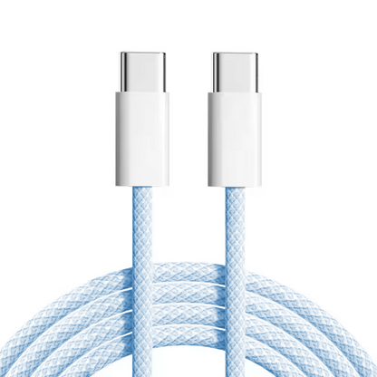 60W USB-C Fast Charging Braided Cable (6 Colours)