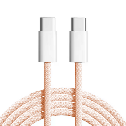 60W USB-C Fast Charging Braided Cable (6 Colours)