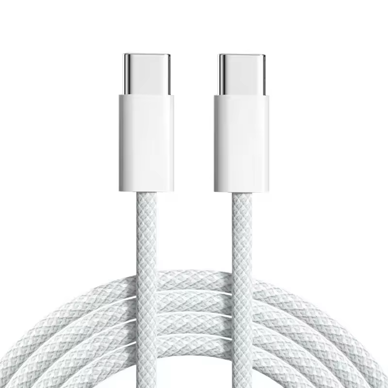 60W USB-C Fast Charging Braided Cable (6 Colours)